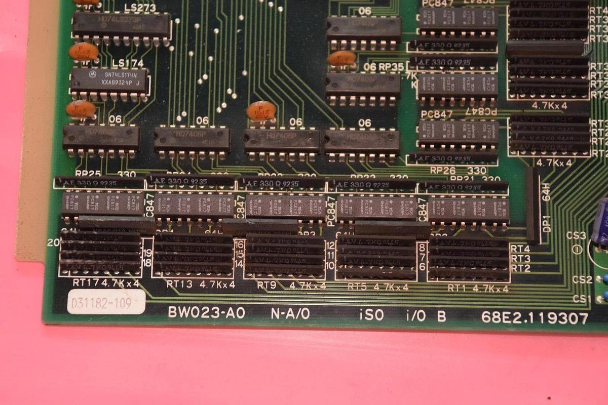 Used HITACHI BW023-A0 N-A/0 iSO i/O B 68E2.119307 D31182-109 SEIKO CIRCUIT BOARD