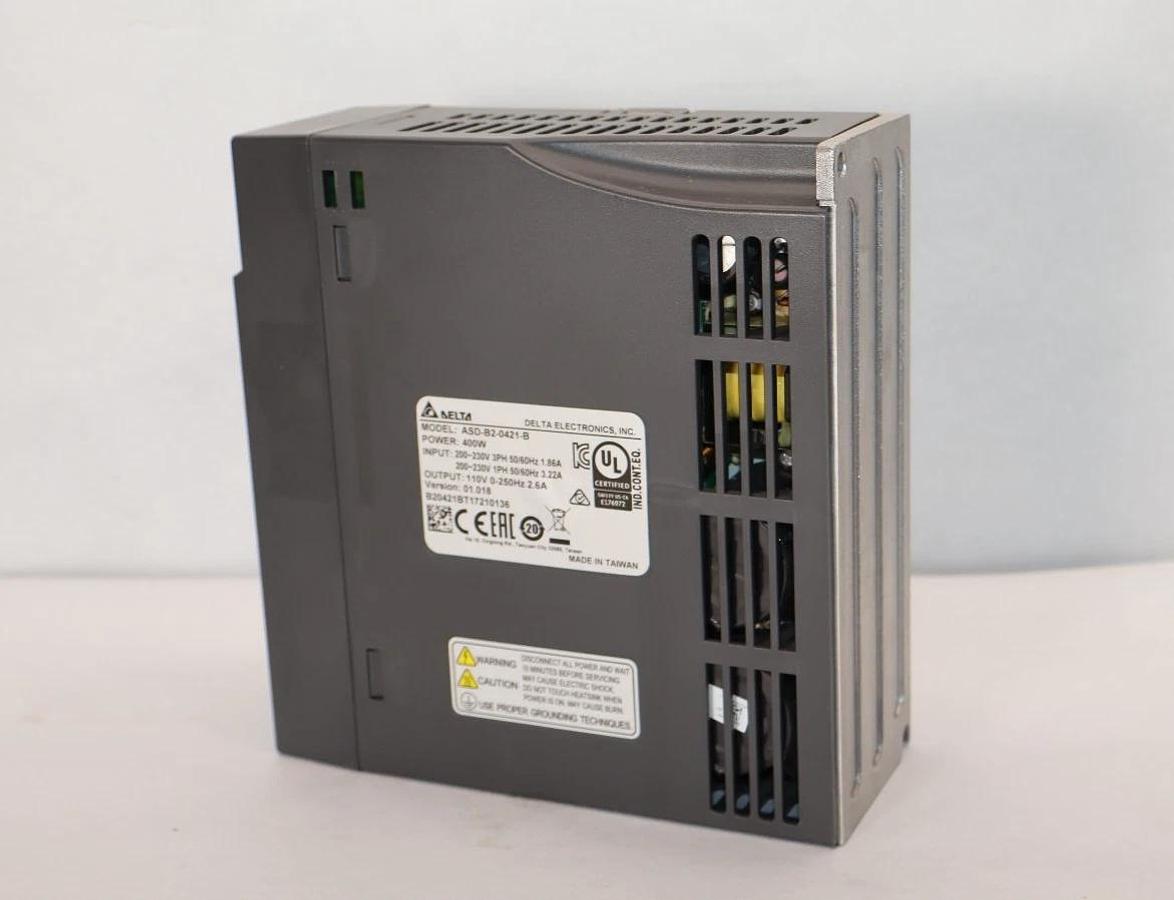 Used DELTA Servo Drive ASD-B2-0421-B 400w 400 Watt ASDB20421B 230v In 110v out