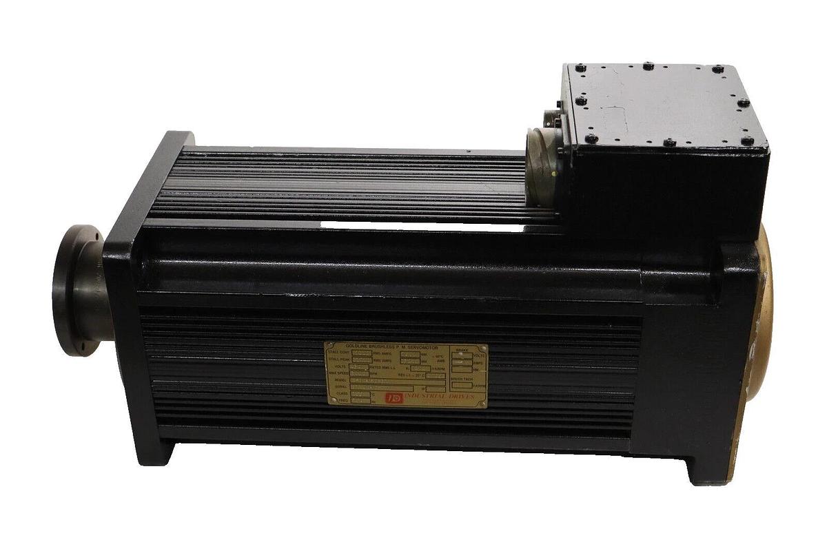 Used Industrial Drives Goldline Brushless P.M. Servo Motor B-804-C-31 230v 3000rpm
