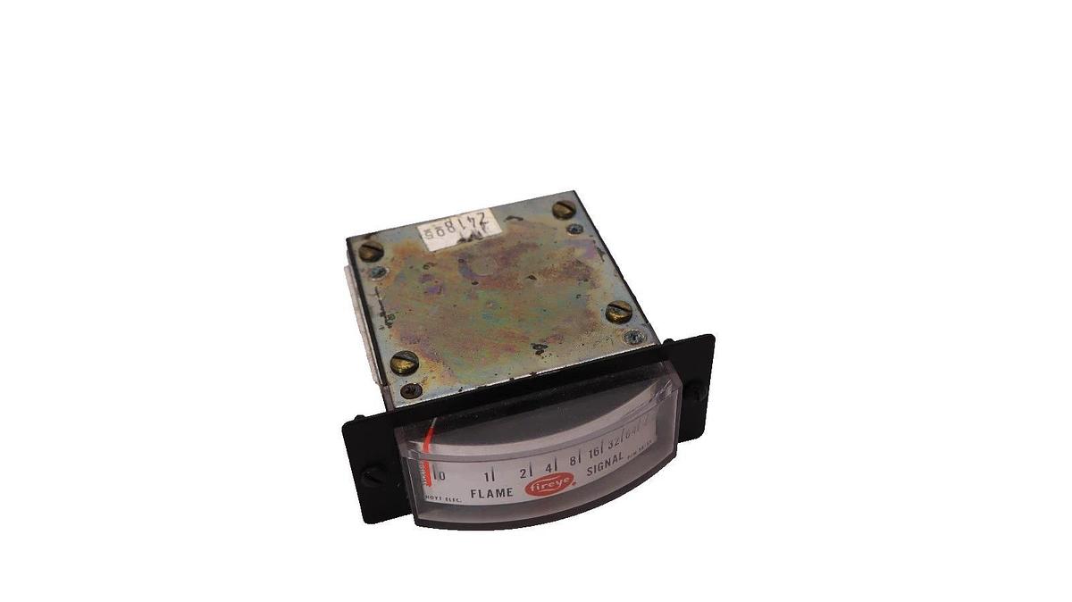 Used Hoyt Electric 38-55 Fireye Flame Signal Panel Meter