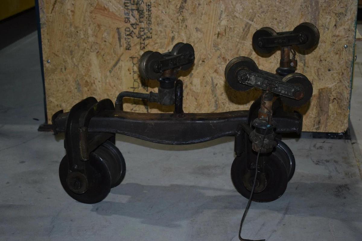 Used Yale 1 Ton OverHead Hoist Trolley Straight or Curved Beams 2000 lb