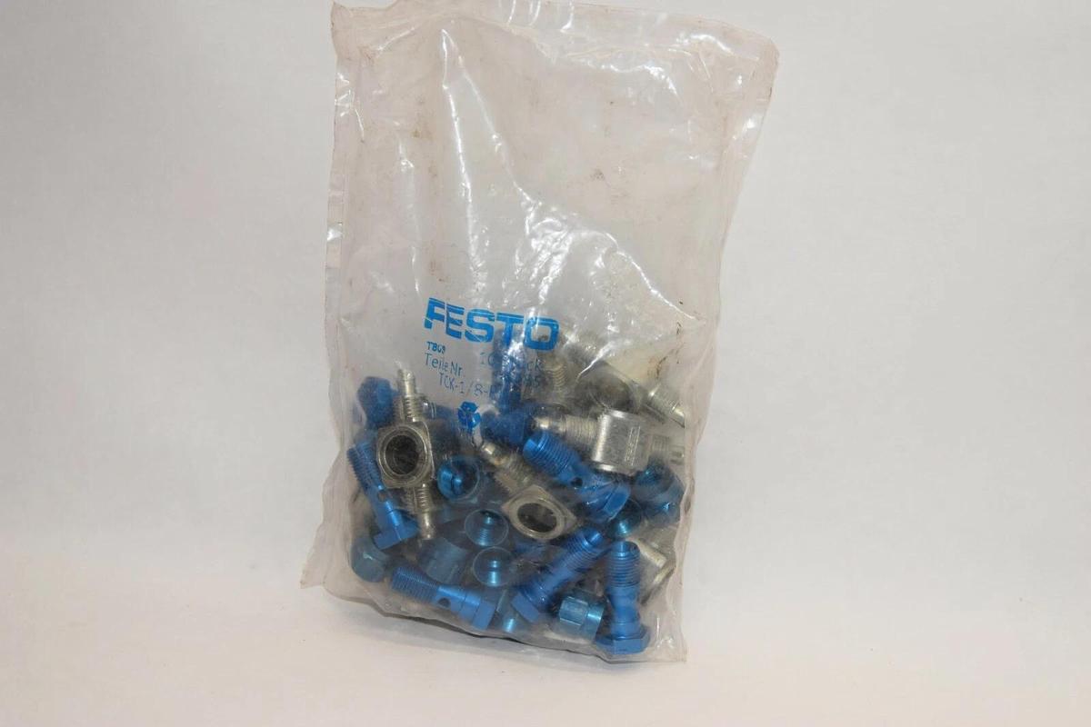 (NEW - PK 10) FESTO TCK-1/8-PK-4 Quick Connector