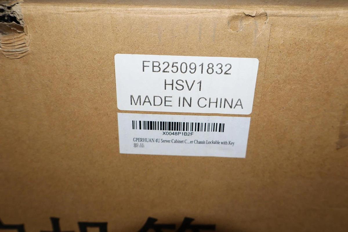 Gperhuan 4U Server Cabinet Case Rackmount Server w/ 7 PCI Slots Lockable w/key