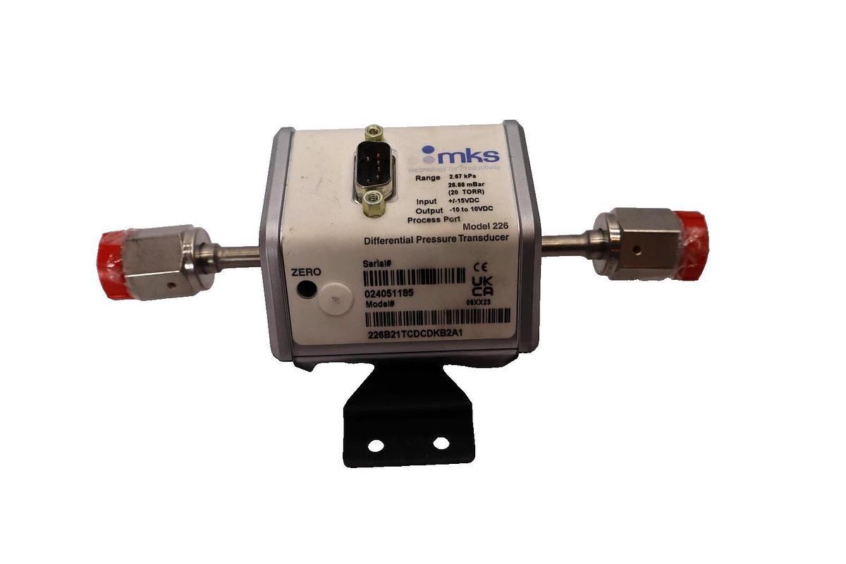 Used MKS 226 , 226B21TCDCDKB2A1 2.67kPa Differential Pressure Transducer *NOS*