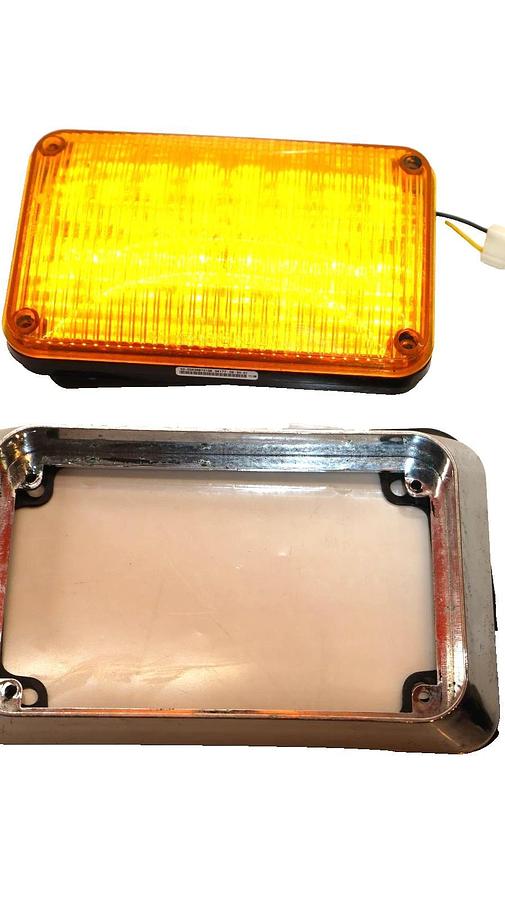 Used Whelen Linear Super LED Amber Cover 600 Series 60A02SAR 01-06841262A00 12Vdc