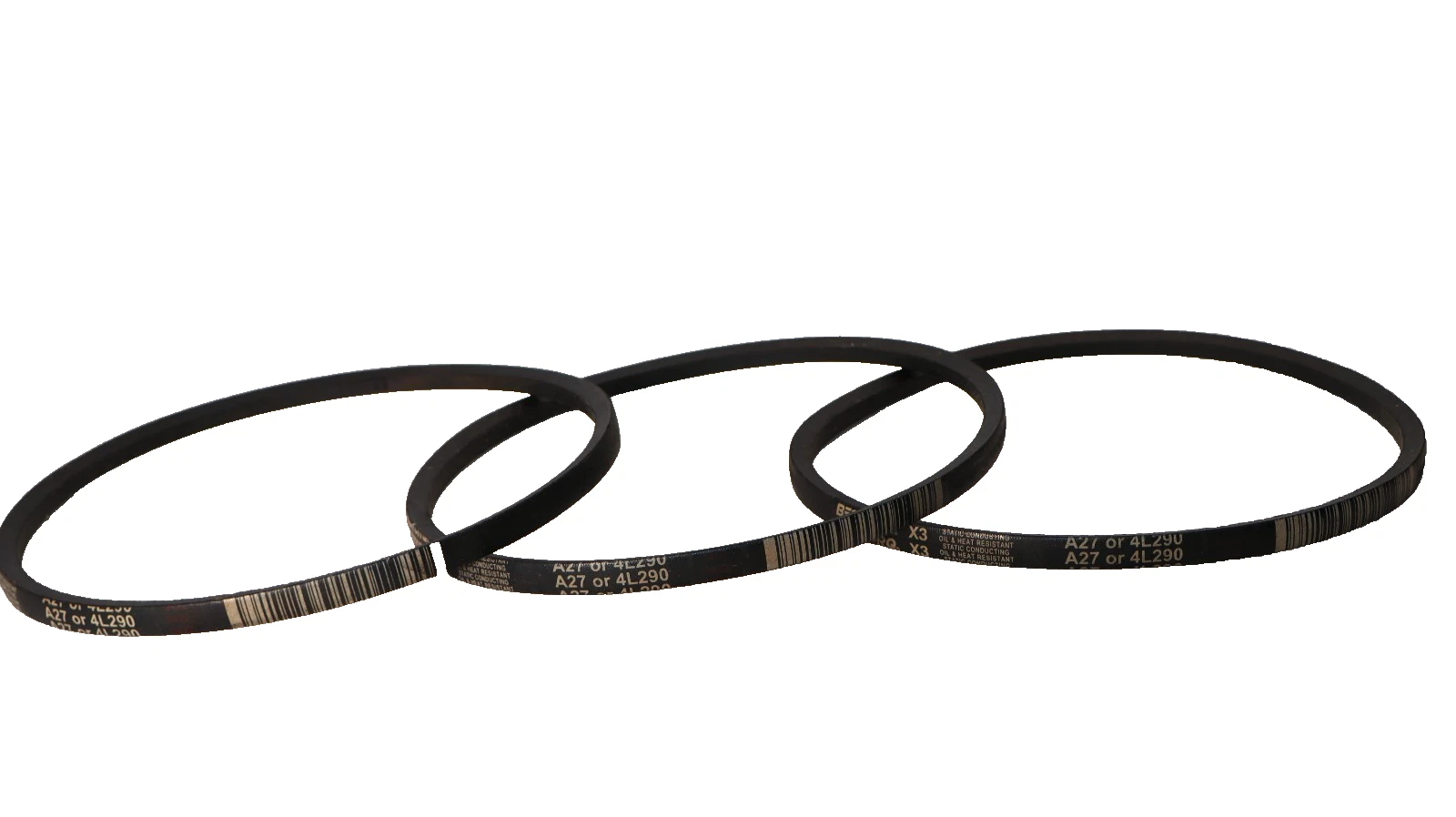(NEW - Lot of 3) BESTORQ A27 , A-27 , 4L290 V-Belt