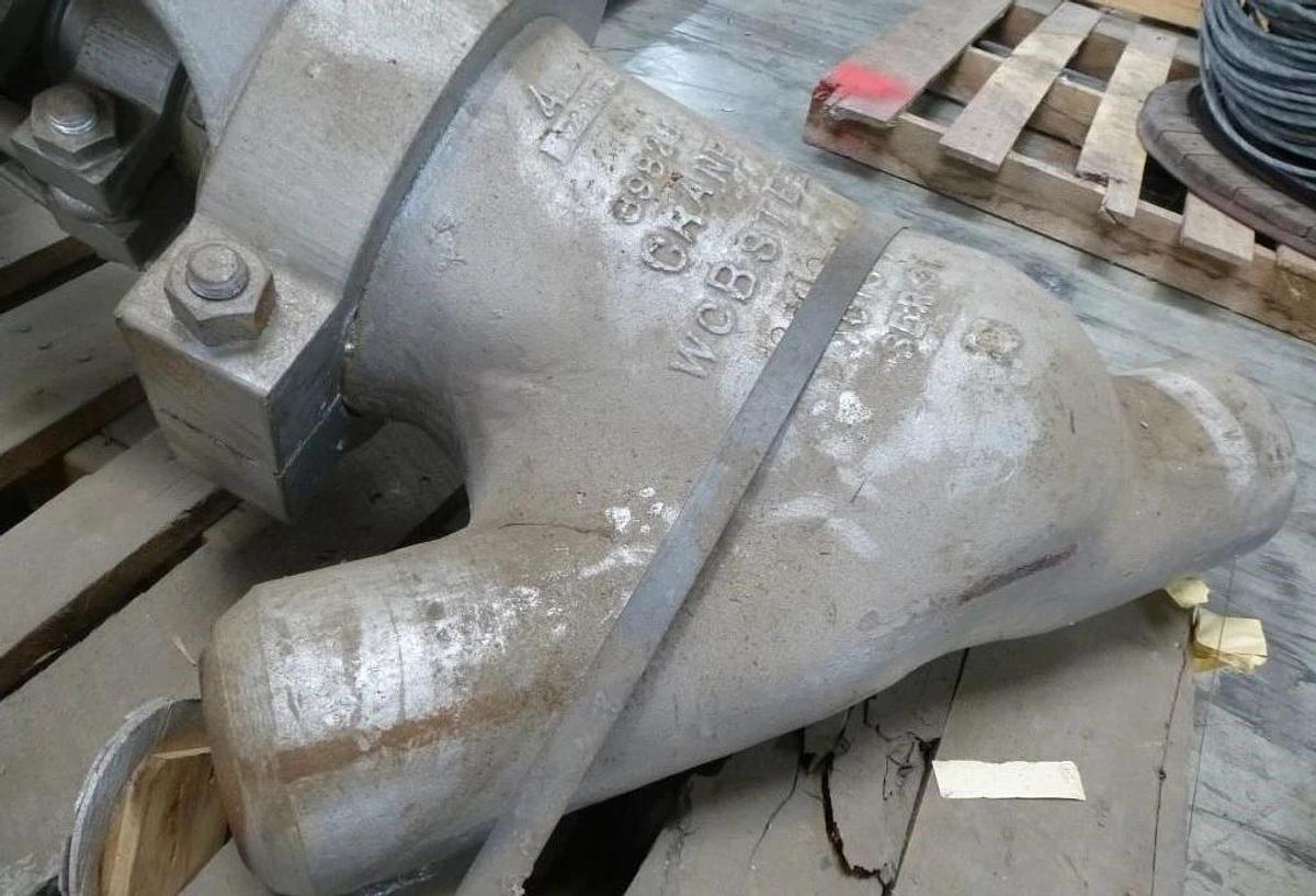 CRANE 4" High Pressure Valve, DA33440, 7191U160, 6170PSI, WCB, CR13, 2500