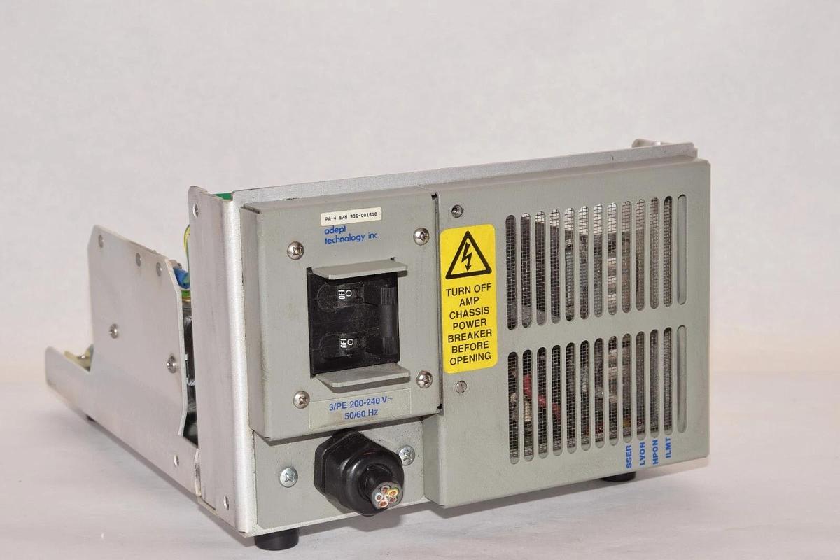 Used ADEPT 10336-15350 , PA-4 200-240V 50/60Hz Power Supply Module