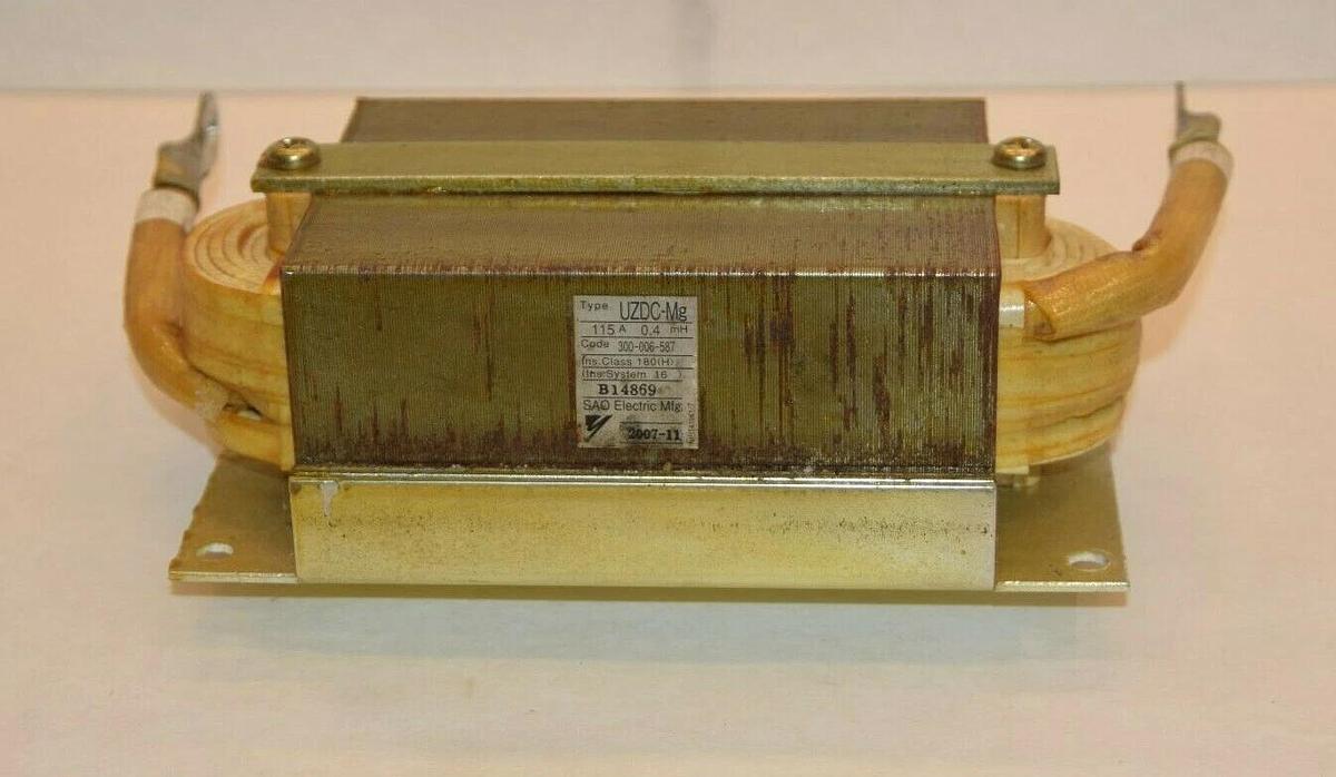 Used SAO ELECTRIC UZDC-MG 115A 0.4mH B14869 Transformer