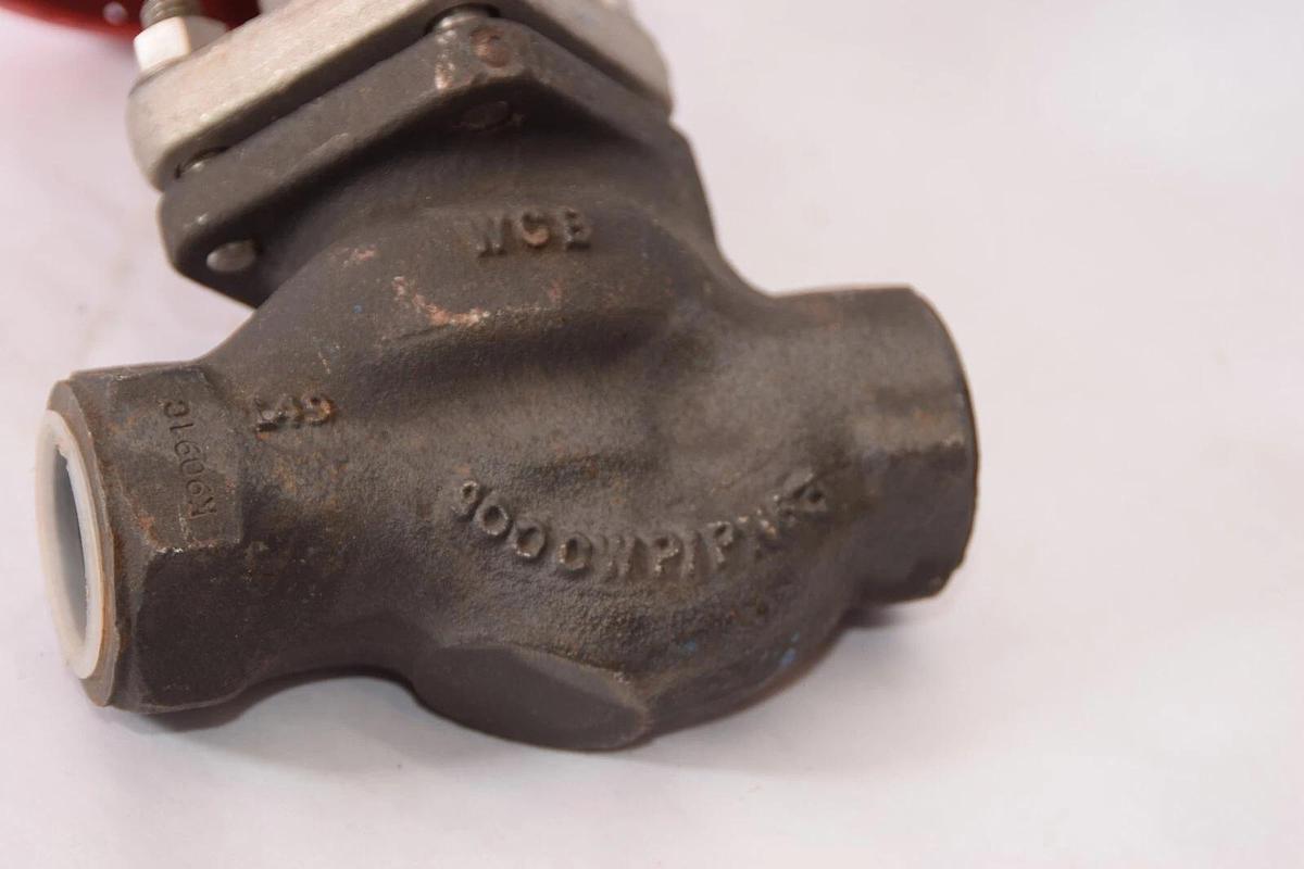 (NEW) KLINGER 900CWP KVSN DN 1" Weld In Socket Piston Valve