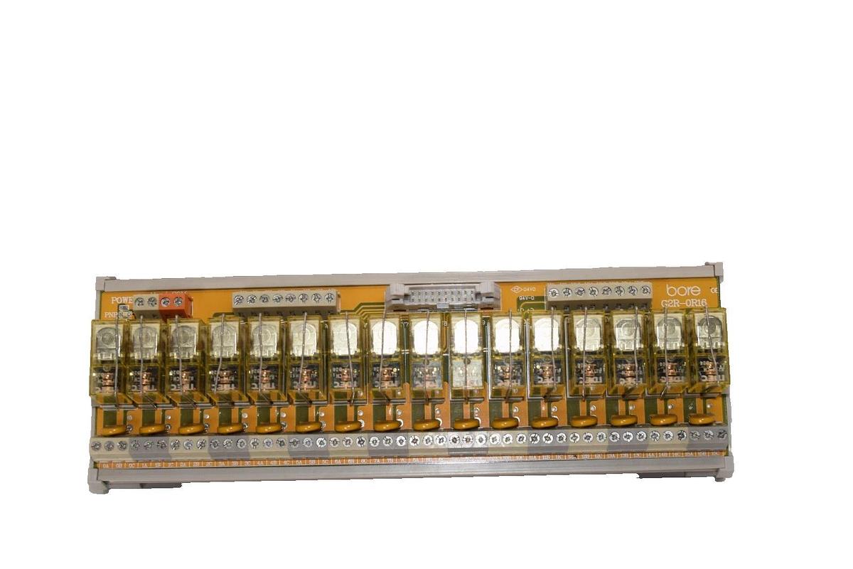 Used BORE G2R-OR16-SP-ID , G2R-OR16 24Vdc 16A 16-Channel Relay Module