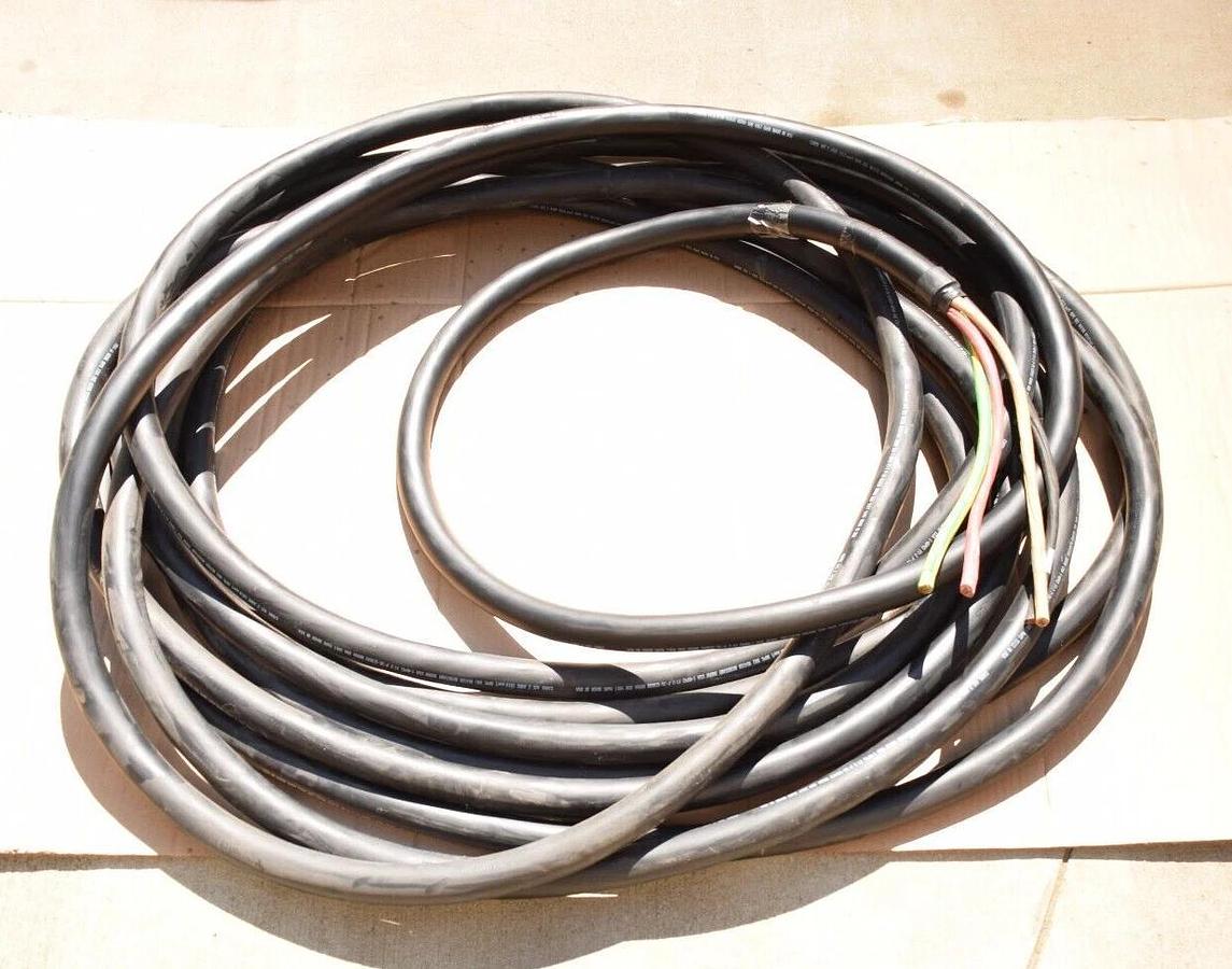 80' Carol SOOW Flexible Cord Cable Jacket P-7K-123033 MSHA 2AWG 4/C 600V Copper