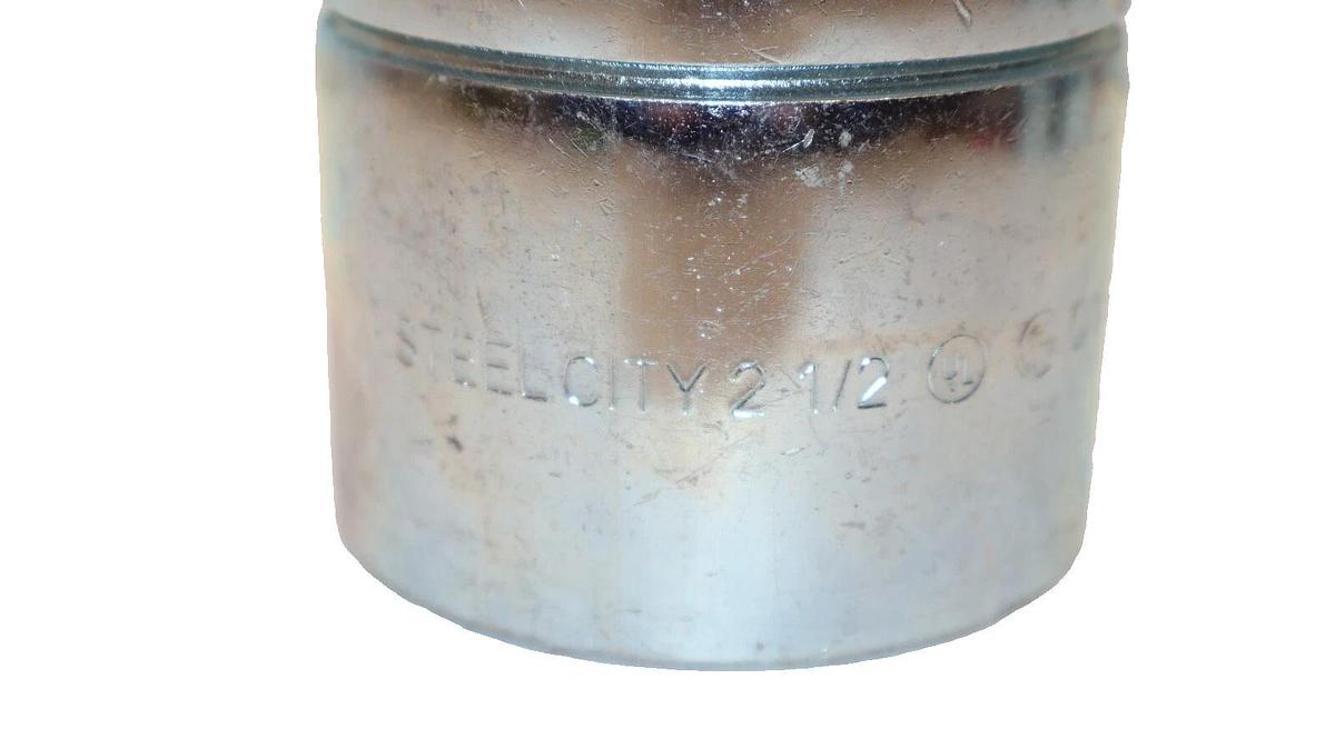 (NEW - Lot of 3) RIGID / STEEL CITY 2-1/2" EMT/IMC Conduit Coupling