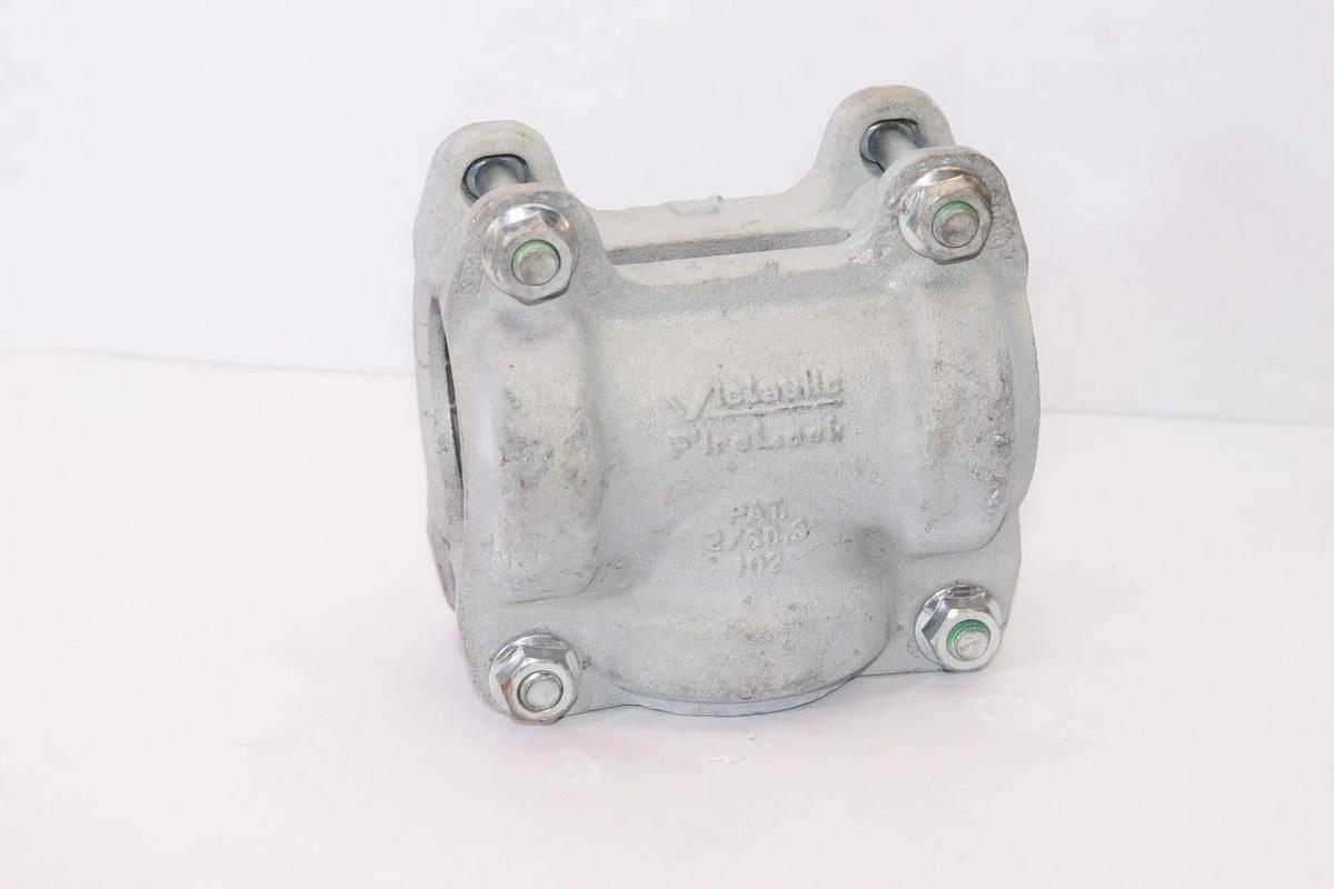 (NEW) VICTAULIC FireLock 2/60.3 2" Tee Fitting Galvanized