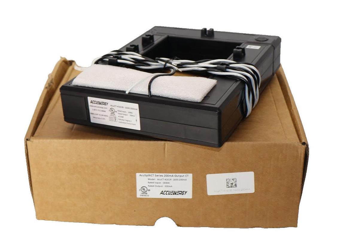AccuEnergy AcuSplit CT Split Core Current Transformer AcuCT-4161R-1600:200mA NEW