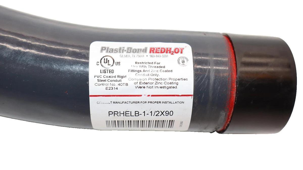 Plasti-Bond PRHELB-1-1/2X90 1-1/2" x 90° RedH2OT Conduit Elbow Fitting (New)