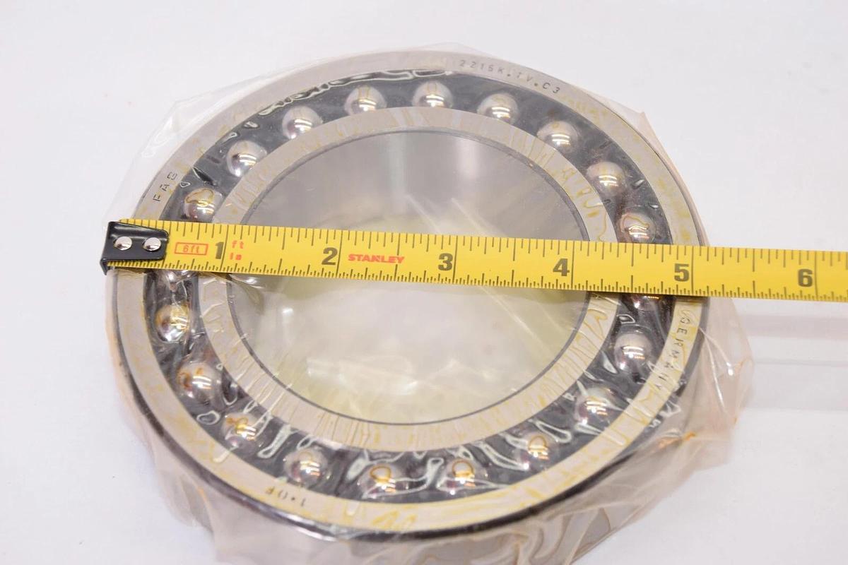 (NEW) FAG 2215K.TV.C3 2215KTVC3 2215K-TV-C3 Self Aligning Ball Bearing