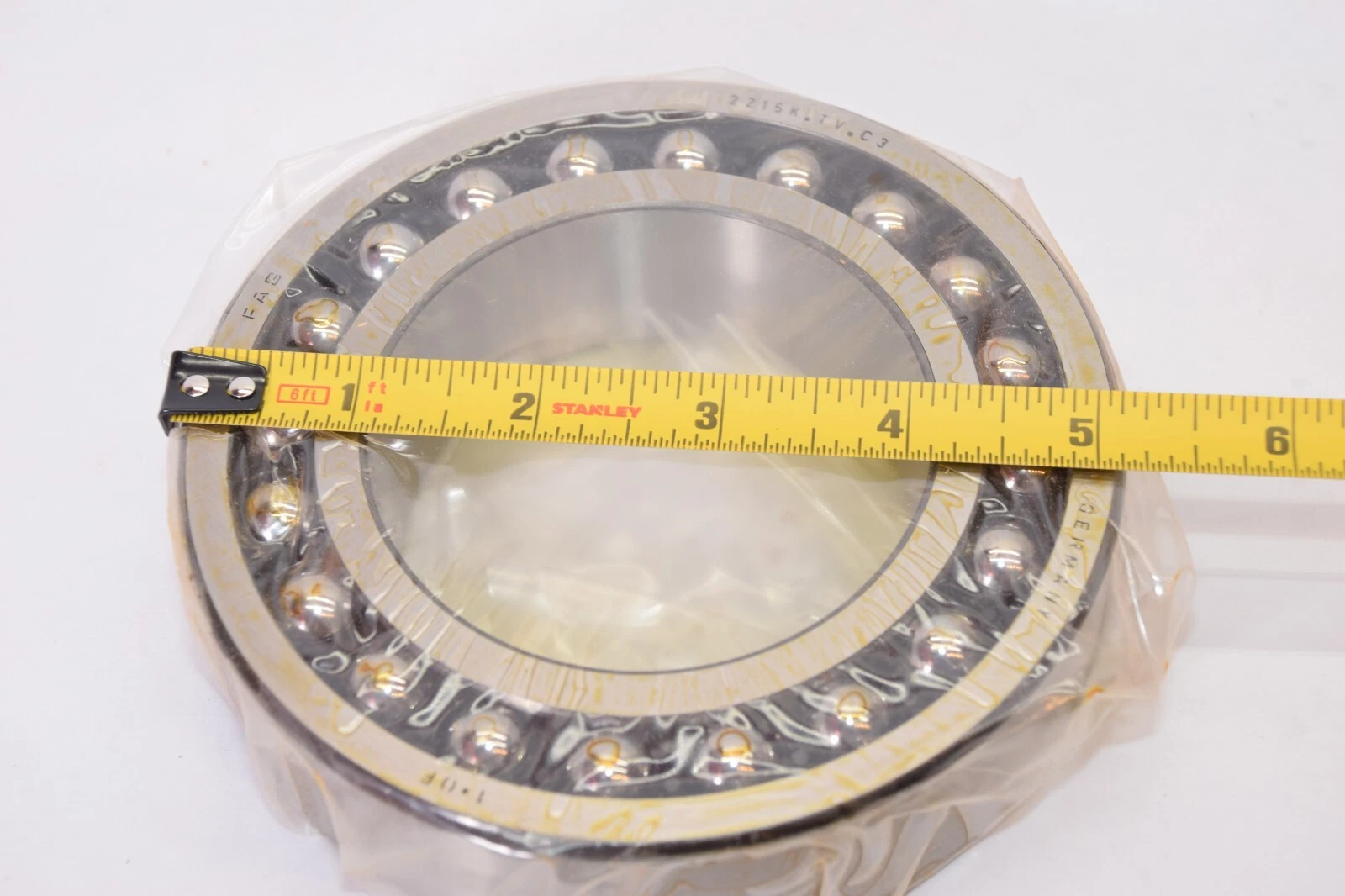(NEW) FAG 2215K.TV.C3 2215KTVC3 2215K-TV-C3 Self Aligning Ball Bearing