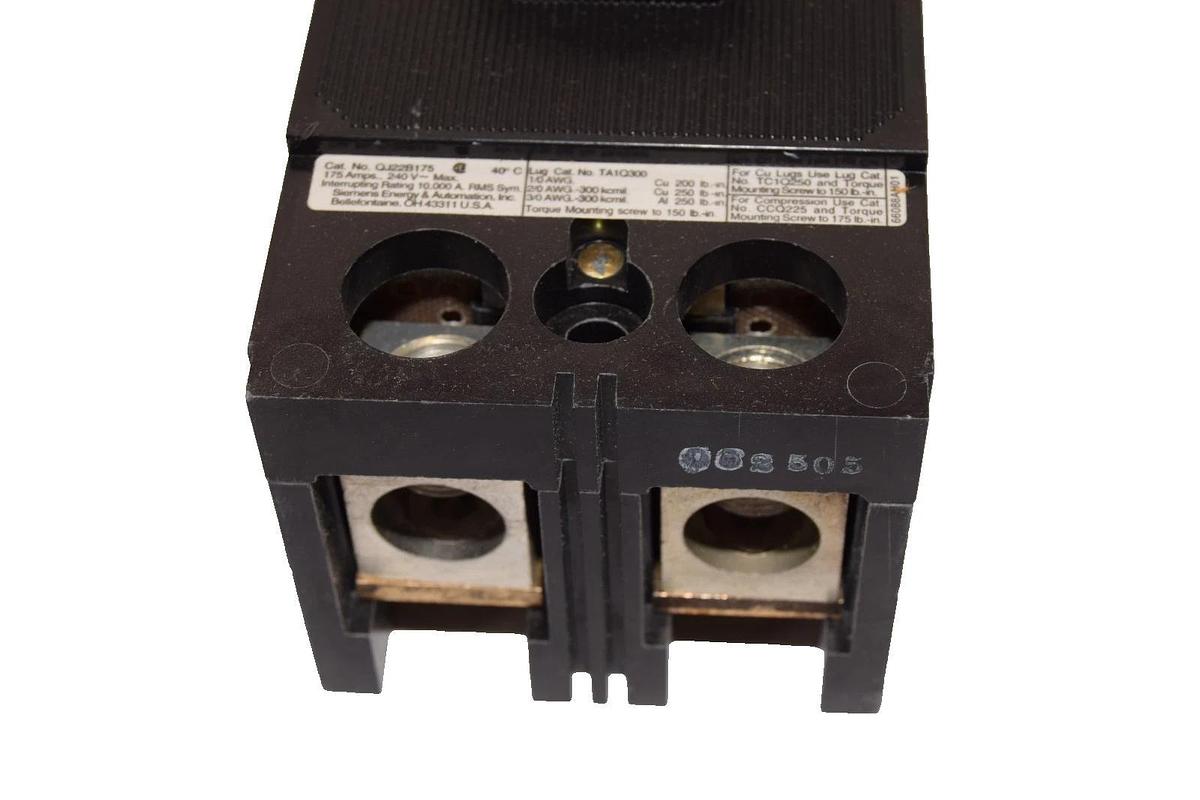 Siemens 175a Circuit Breaker 175 Amp QJ22B175 2P 240V (NEW)