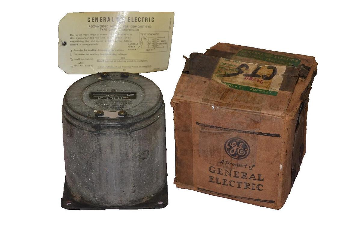 GENERAL ELECTRIC TRANSFORMER AUXILIARY CURRENT 750X0IG 4.32:5 AMP NEW