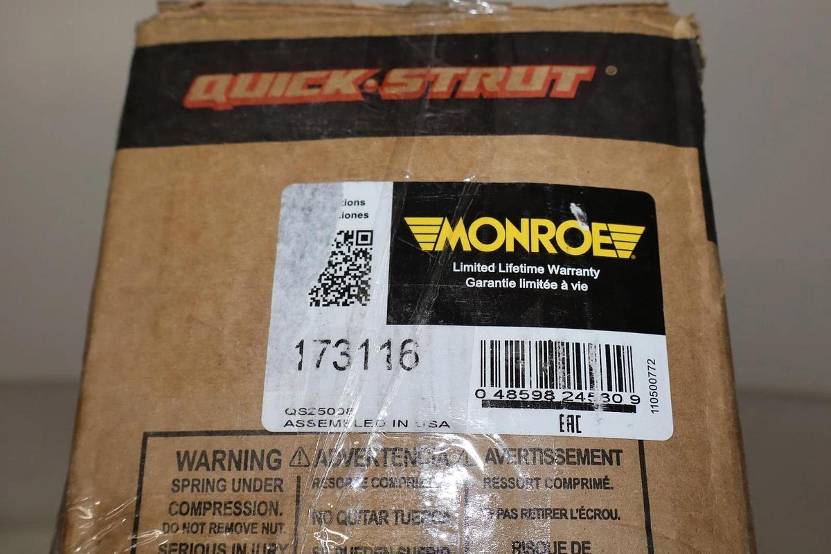 Monroe 173116 Quick-Strut Front Suspension Strut and Coil Assembly USA (New)