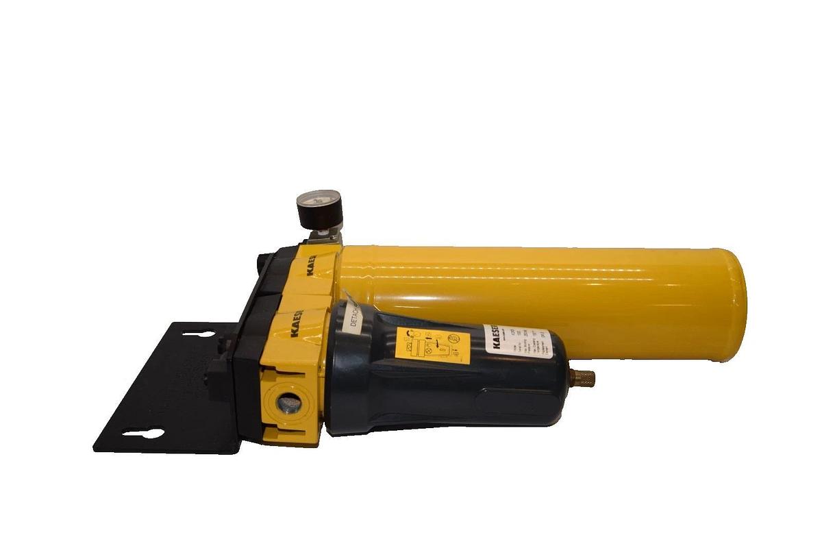 Used Kaeser Compressed Air Membrane Dryer Assm w/ Cartridges KMM2-3F, KOR35 3/8" NPT