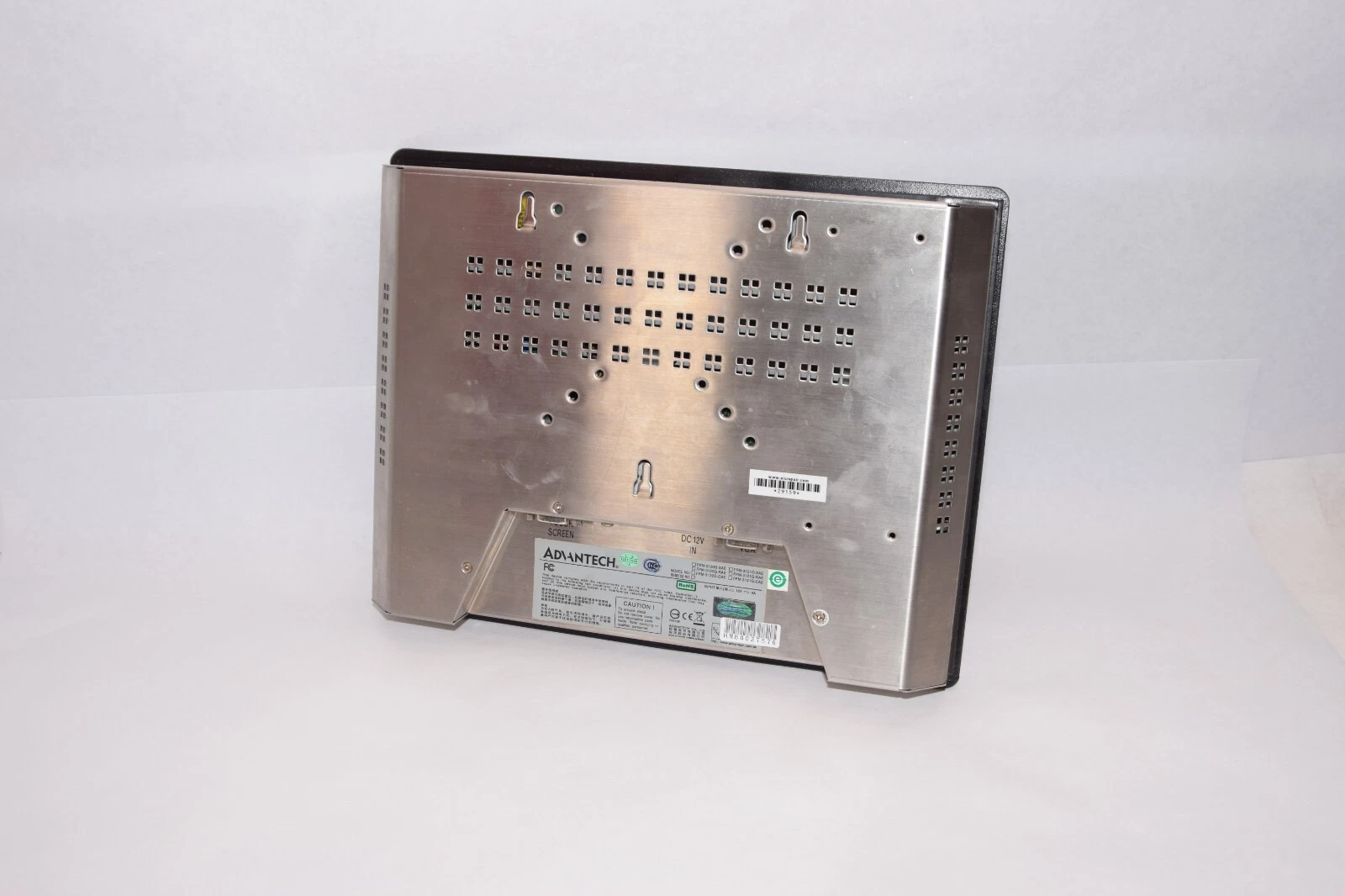 Used ADVANTECH FPM-3120G-RAE 12V 4A Touchscreen Display Monitor