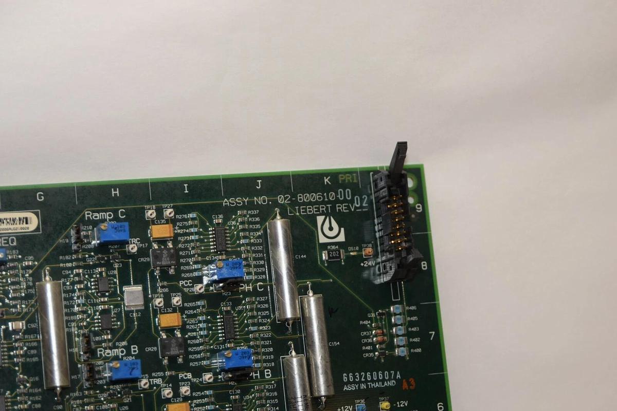 Used EMERSON / LIEBERT 02-800610-00 Rev 02 Network Power Board