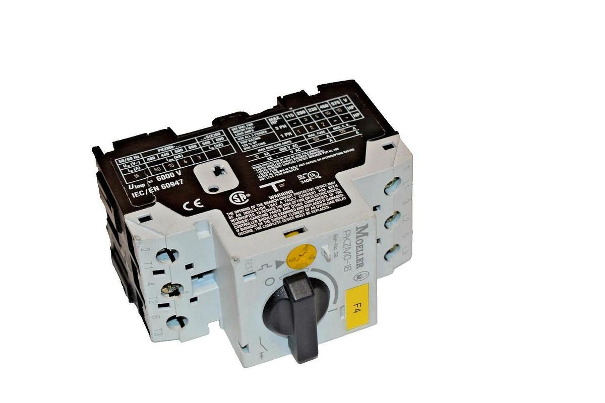 Used MOELLER Manual Motor Starter PKZM0-16 PKZM016 MANUAL 10-16A