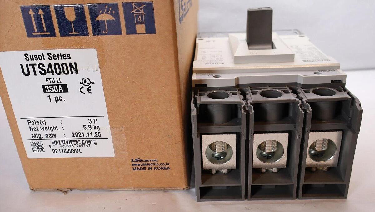 LS Electric Susol Circuit Breaker MCCB UTS400N-FTU-LL 350A 350 Amp 3p 3ph NEW