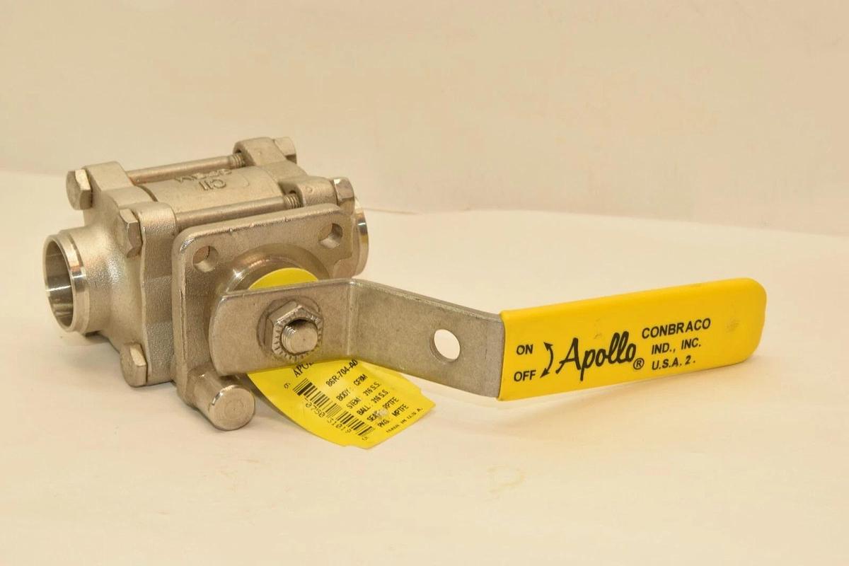 APOLLO 3/4" 86R-704-A0 CF8M 1000CWP 316ss Weld On In Ball Valve USA  (NEW)