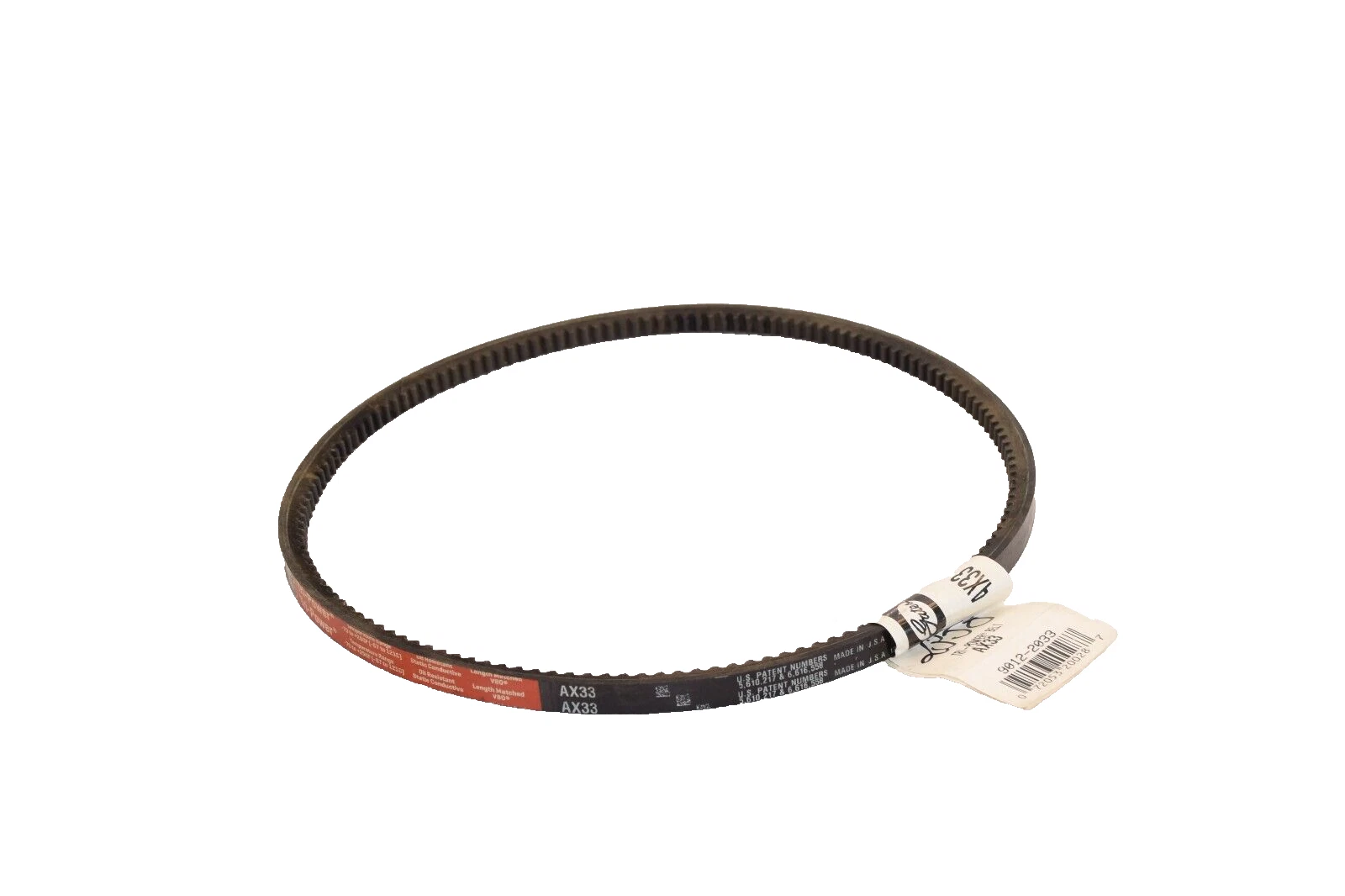 (NEW) GATES AX33 , 9012-2033 Tri-Power Cogged V-Belt
