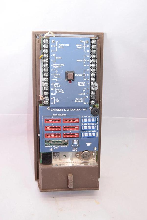 Used SARGENT & GREENLEAF INC Model 2001 Code Tronic Circuit Board