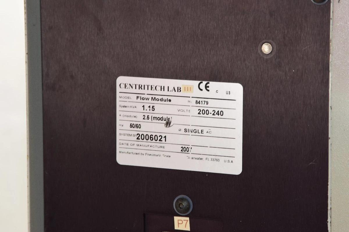 Used Carr Centritech Lab III Flow Module 84179, 200-240 VAC,