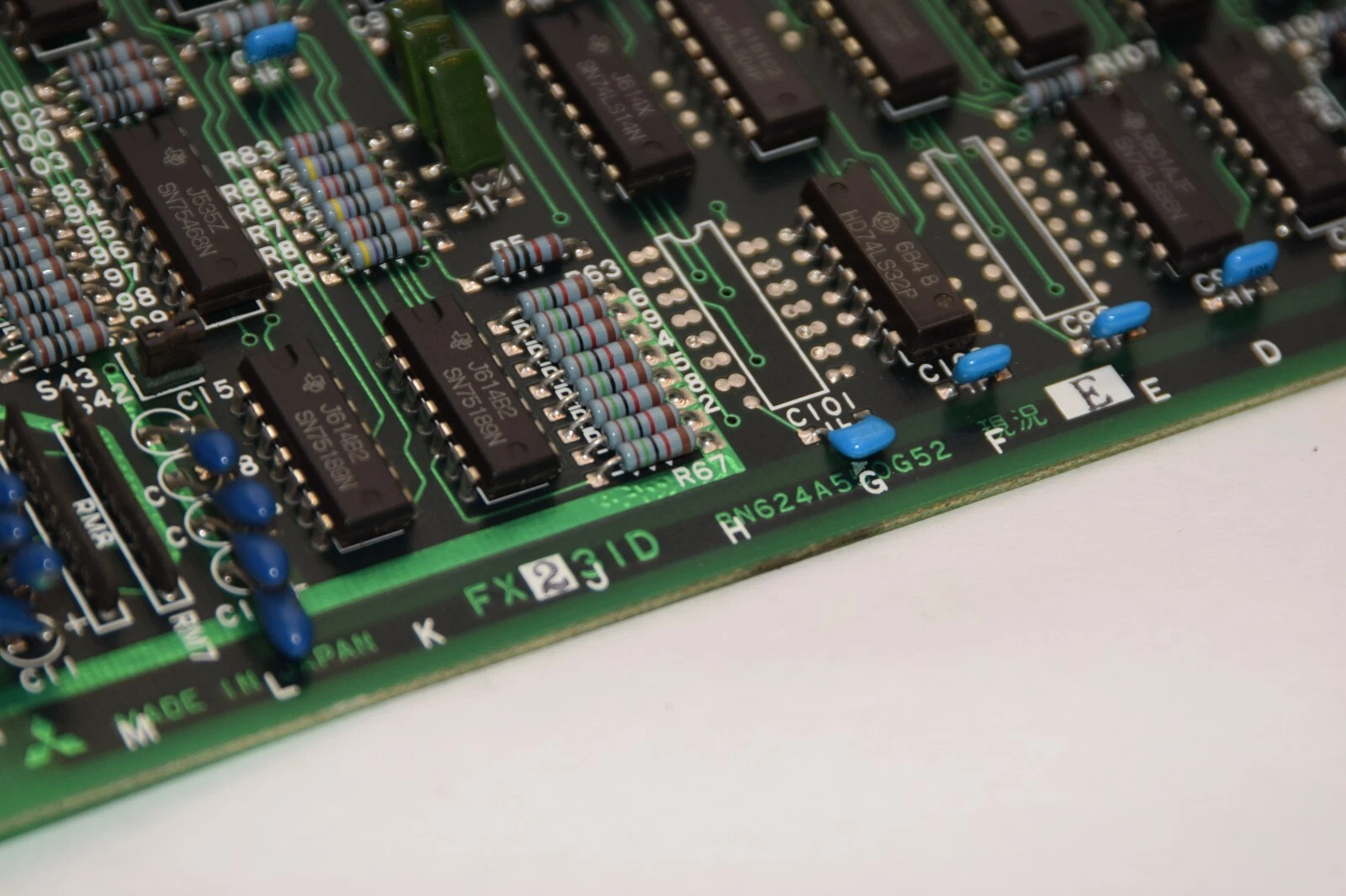 Used MITSUBISHI FX231D BN624A550G52 Rev E Circuit Board