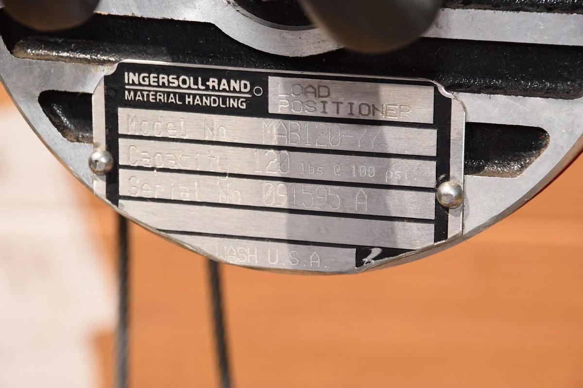 Used INGERSOLL RAND Load Positioner MAB120-77 120lbs@100psi  MAB12077  MAB120