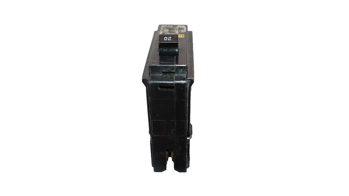 Used Square D Circuit Breaker 20A 20 Amp HOM120-U 1p 1  Pole(Lot of 3)