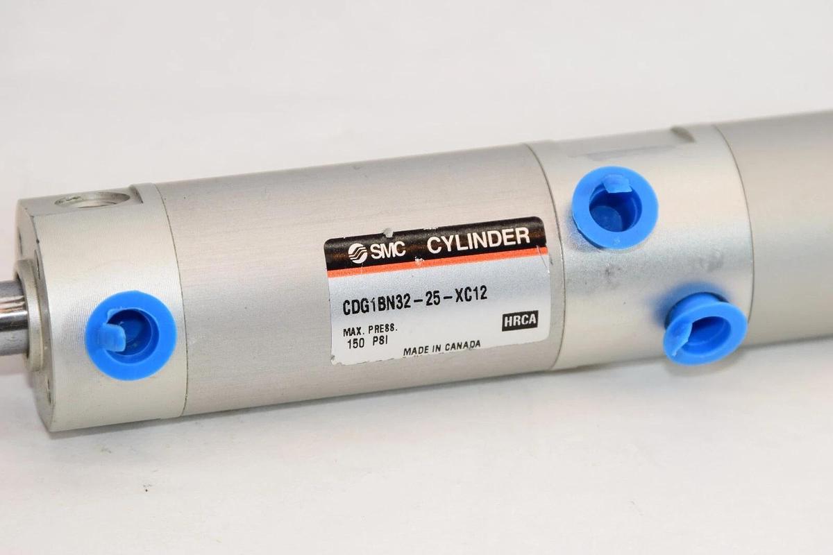 (NEW) SMC CDG1BN32-25-XC12 150psi Pneumatic Air Cylinder