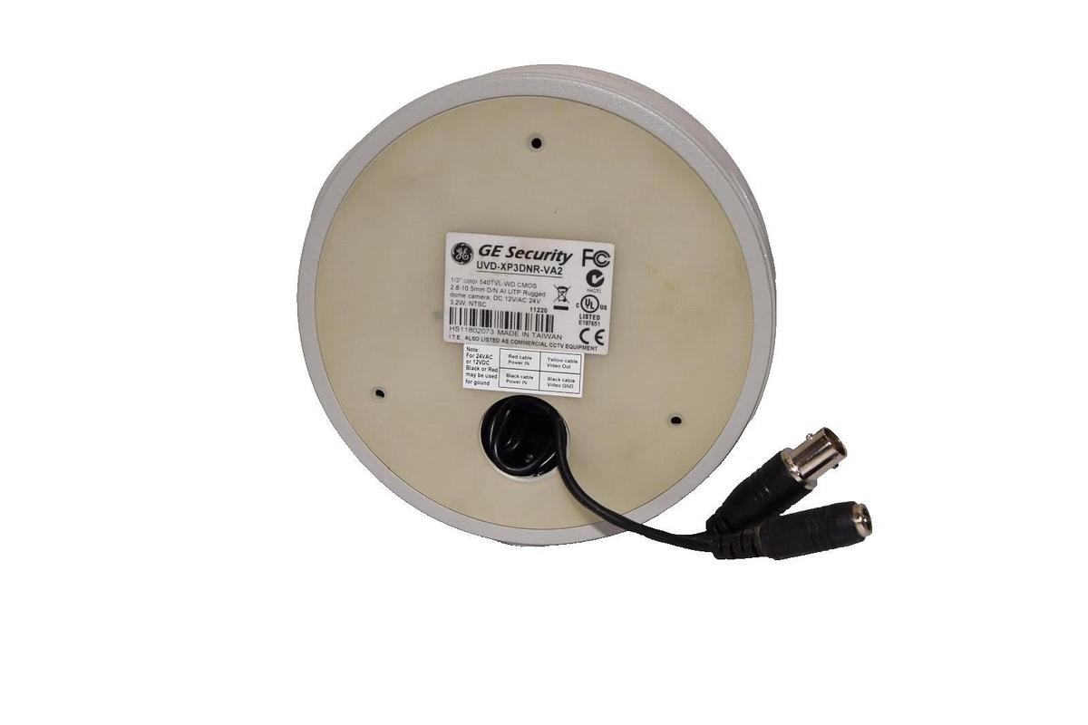 GE General Electric UVD-XP3DNR-VA2 1/3" 12Vac 24V Dome Security Camera (NOS)
