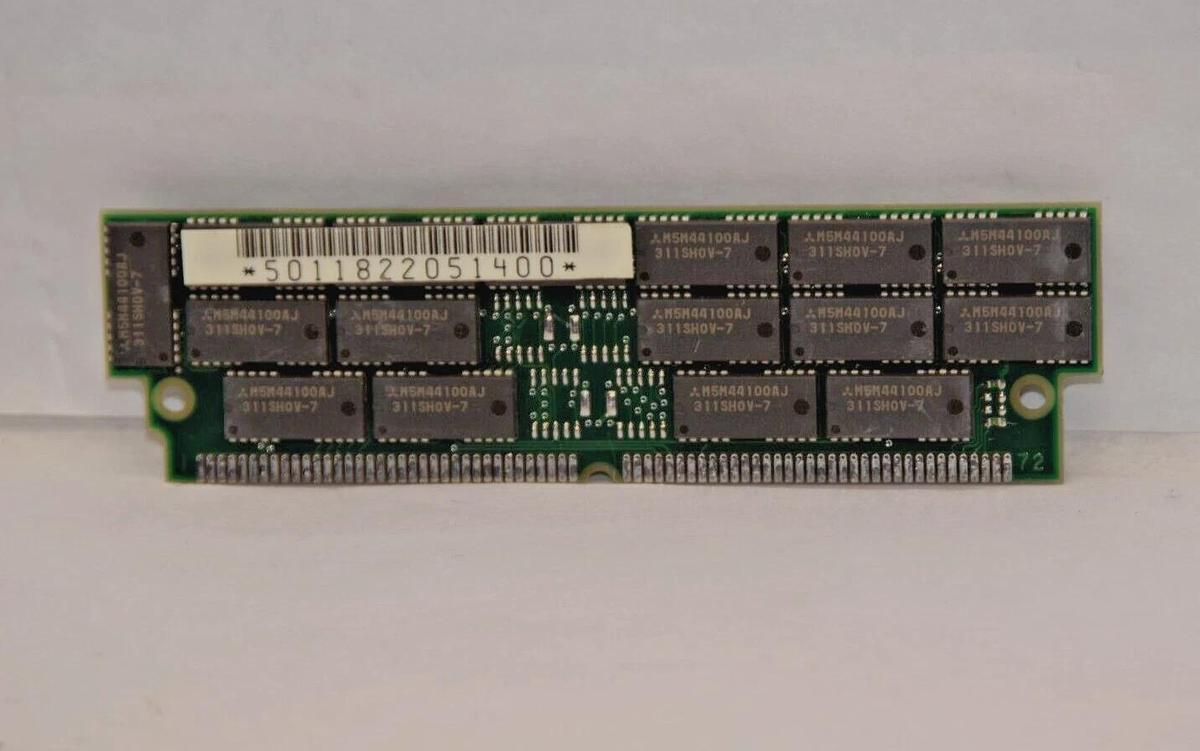 Used MITSUBISHI MH4M33SAJ-8 RAM Memory Board Card