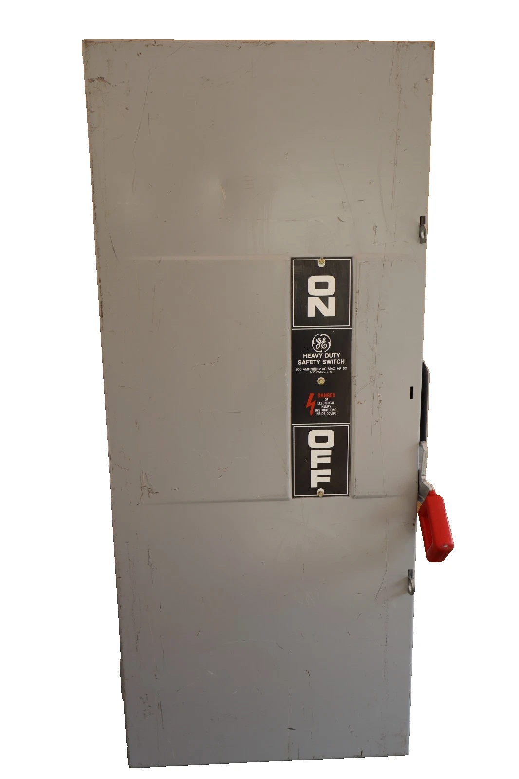 GE 200A Safety Switch Non-Fusible Enclosure Disconnect 250VDC THN3364 3Pole