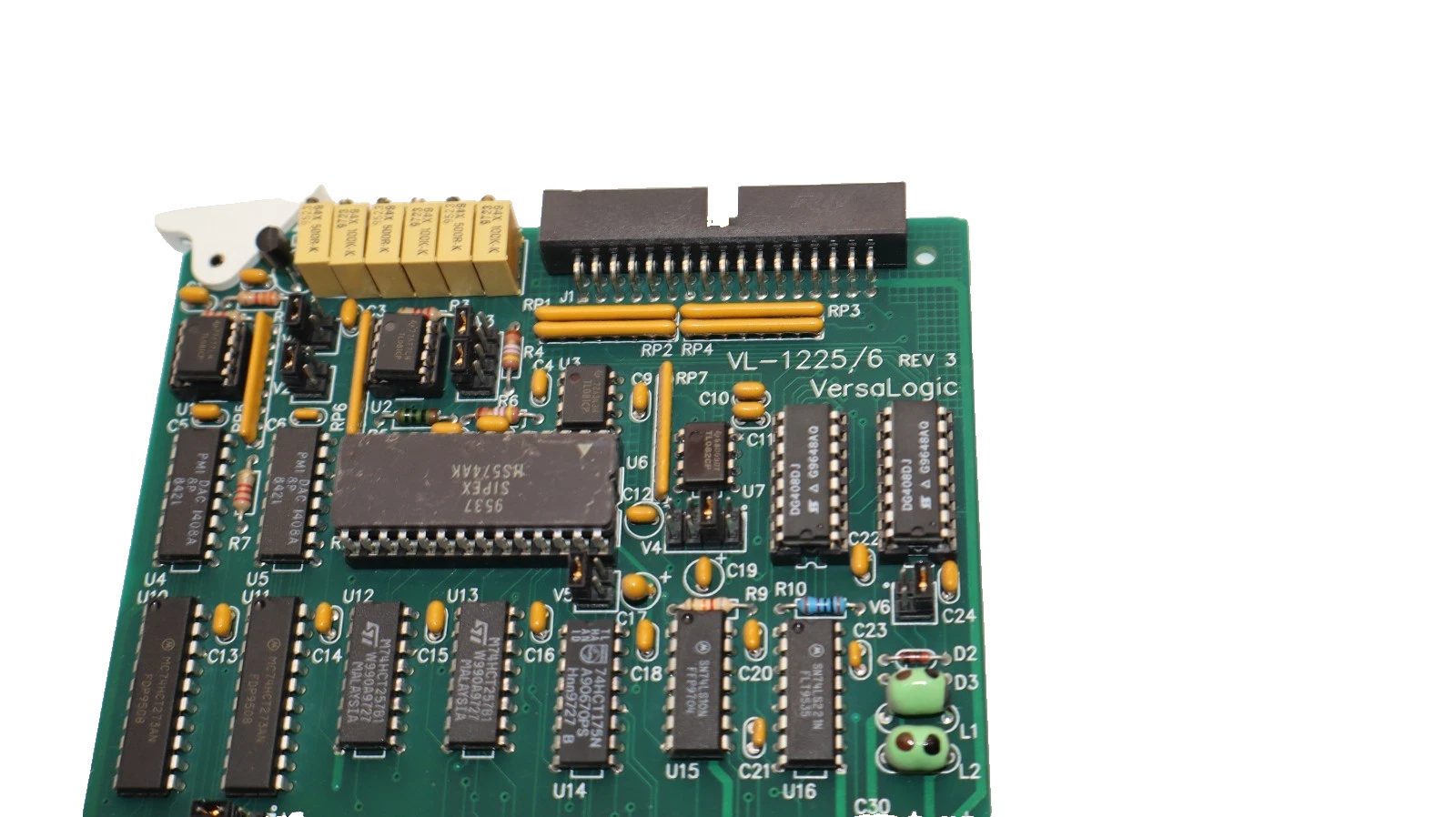 Used VersaLogic VL-1225 , VL1225/6 Analog Input/Output Circuit Board Card
