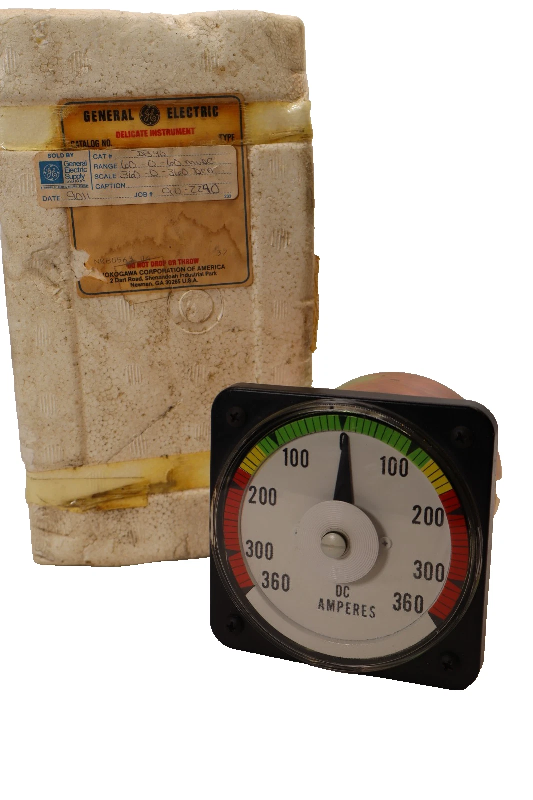 General Electric DC Ammeter 0-360 DCA DB40 , 103121ABZZ (New)