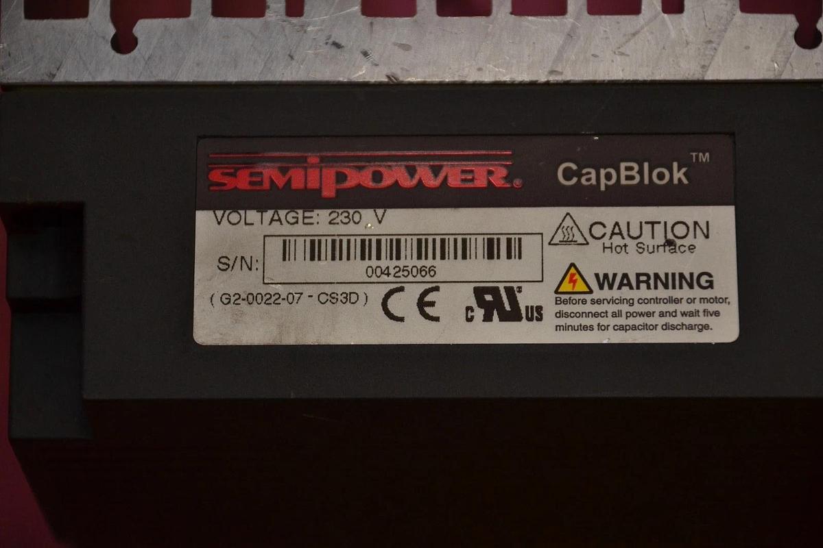 Used SEMIPOWER INDEX BLOK INDEXBLOK DRIVE XDM1005DCSWC00S 230 V 3 PH