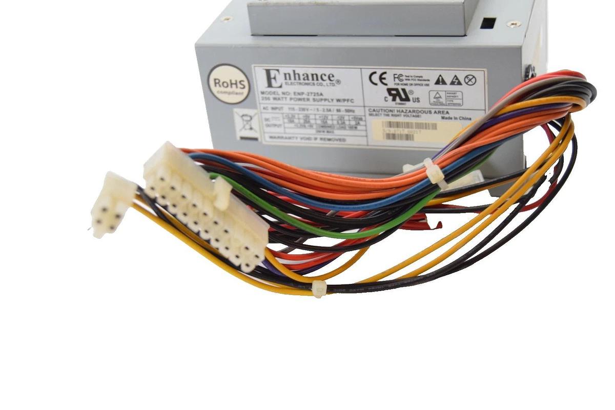 Used Enhance ENP-2725A , ENP2725A 250W Power Supply
