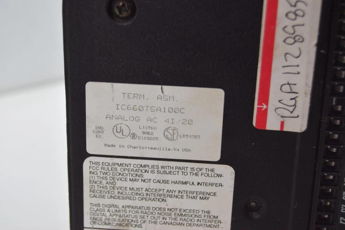 Used GE FANUC Electronic Module I/O Block IC660EBA100D IC660BBA100 IC660EBA100