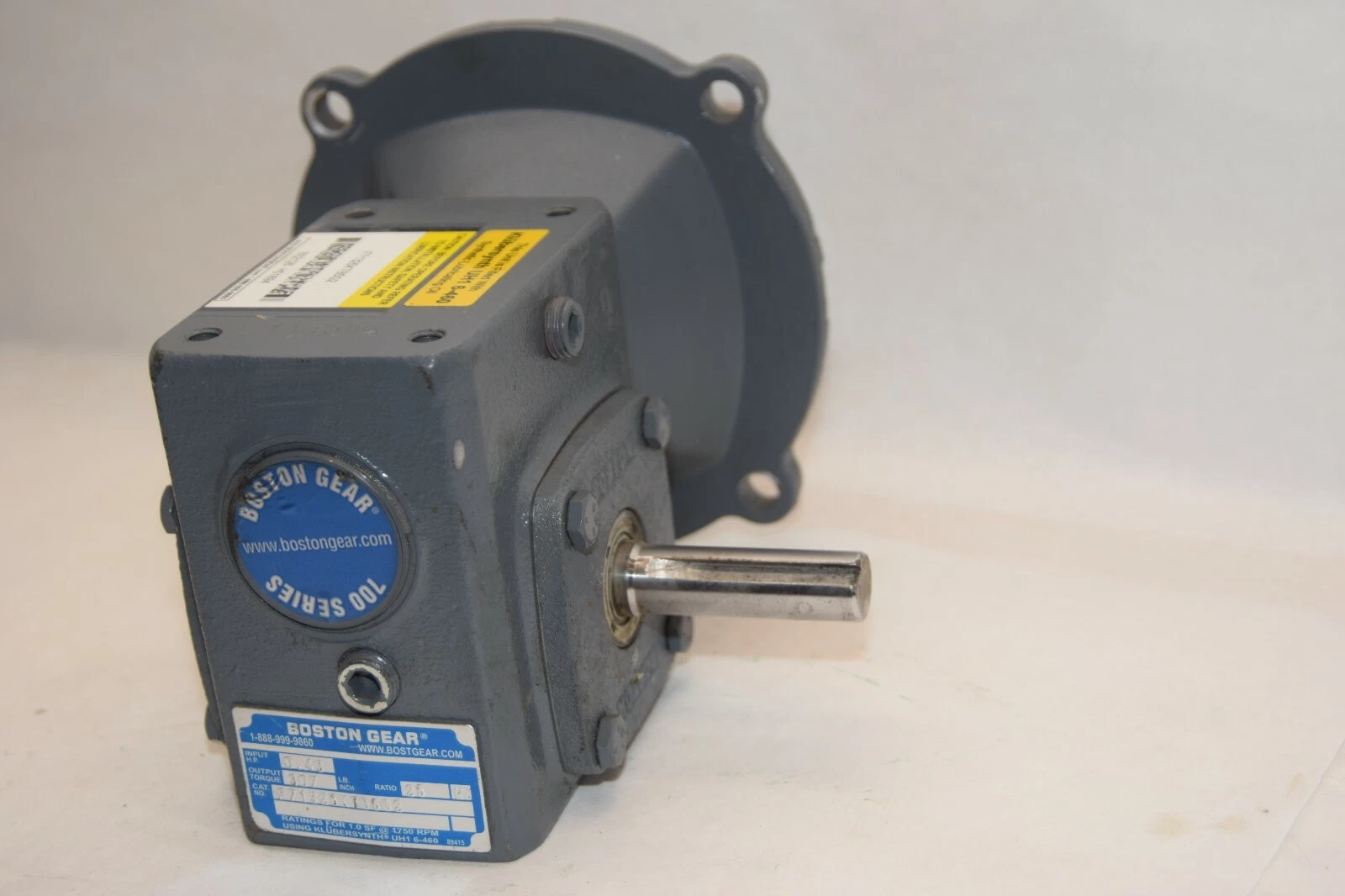 BOSTON GEAR F71325KTB5G2 F713-25KT-B5-G2 25 Ratio .43Hp Rt. RH Gear Reducer NEW