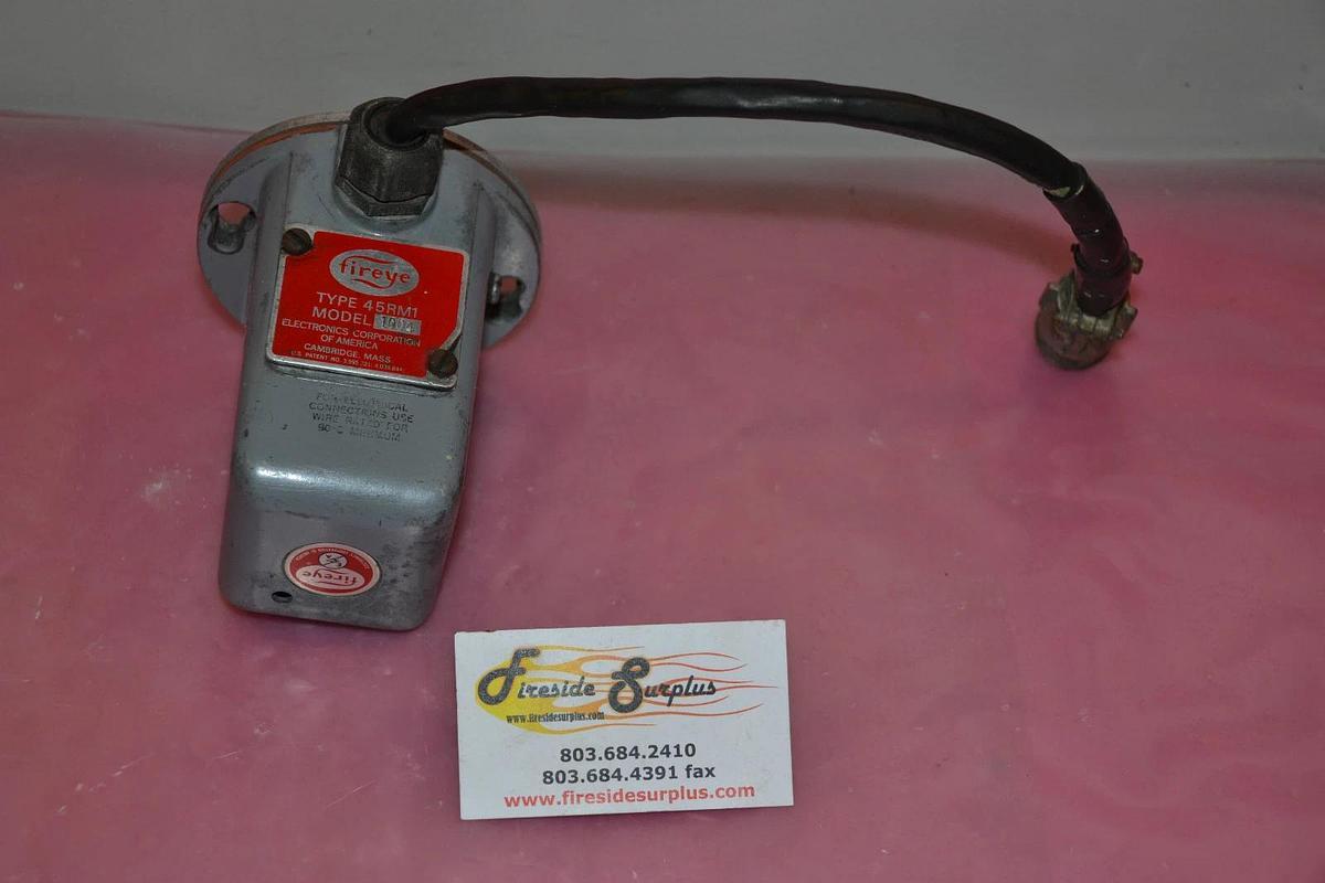 Used FIREYE FLAME SCANNER TYPE 45RM1 MODEL 1004