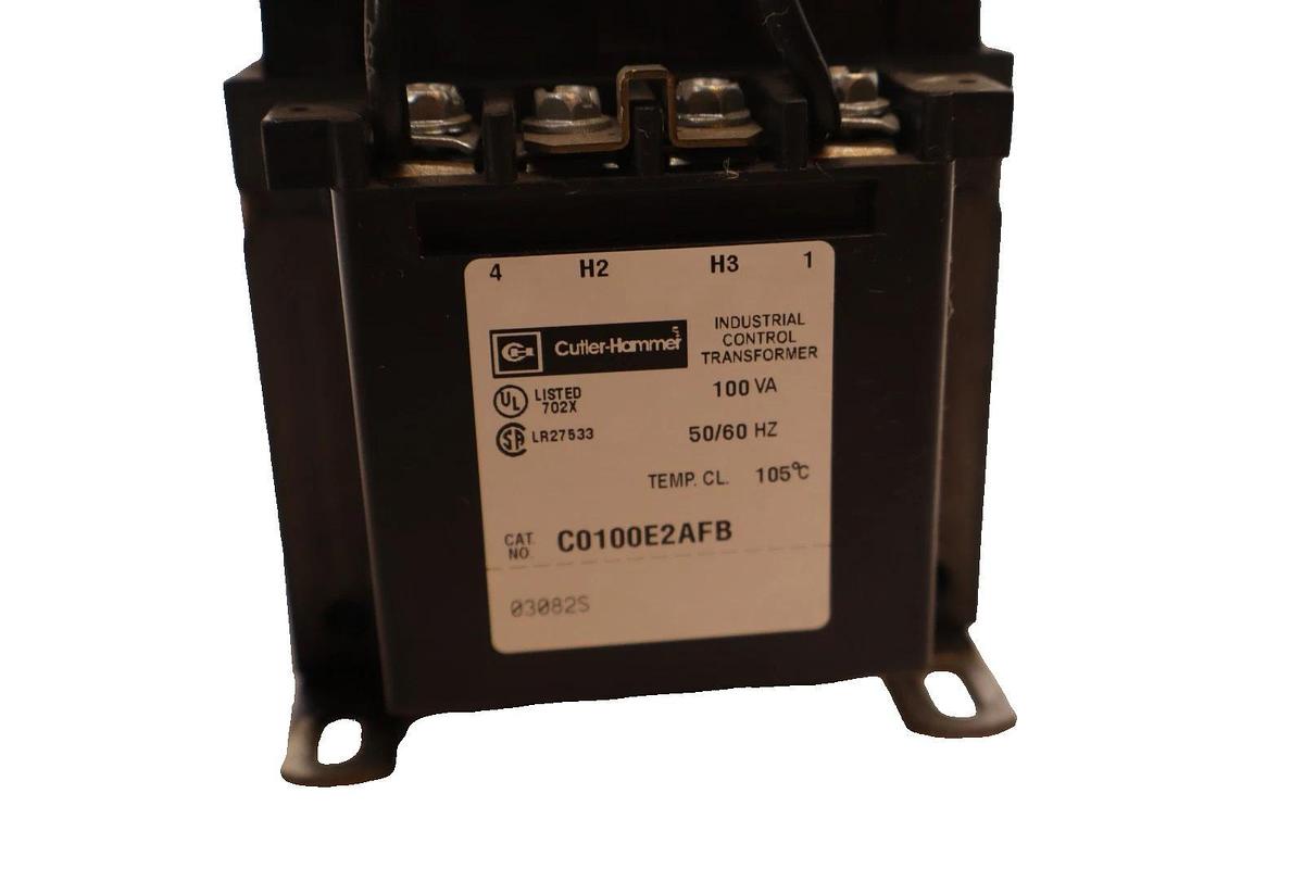 Used Cutler Hammer Transformer C0100E2AFB W/ Fuse Holder BCA6032PQ-MT