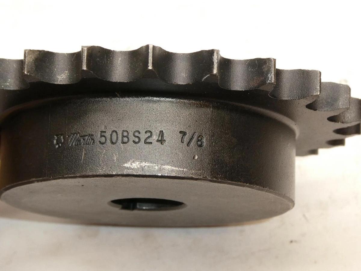 (NEW) MARTIN 50BS24 7/8" Bore 24 Teeth Sprocket
